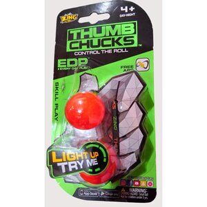 Zing Thumb Chucks Light-Up Skill Toy EDP Control The Roll Day-Night Play Ages 4+